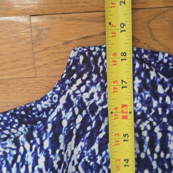 ALYX LIMITED BRAND WOMEN'S BLUE & WHITE SLEEVELESS SUMMER DRESS SIZE 14 - Picture 10 of 14